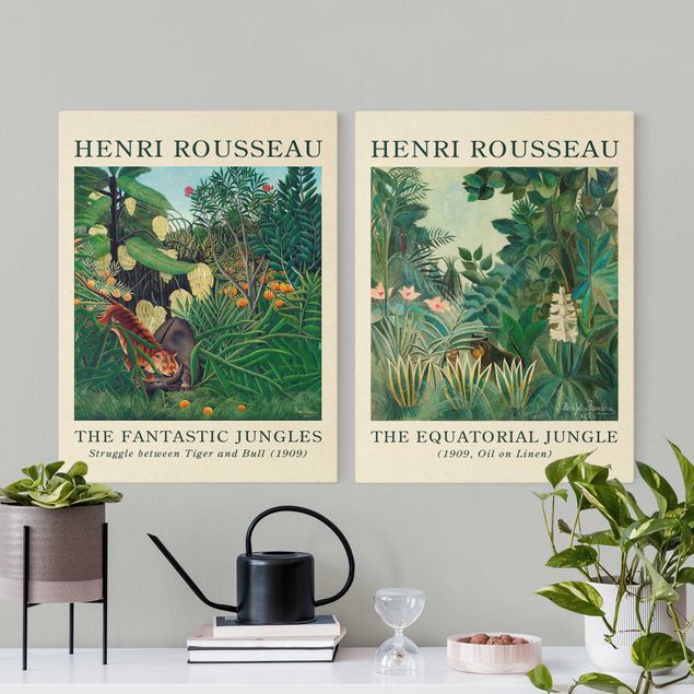Wandbilder Bäume Henri Rousseau - Museumsedition Dschungel am Äquator