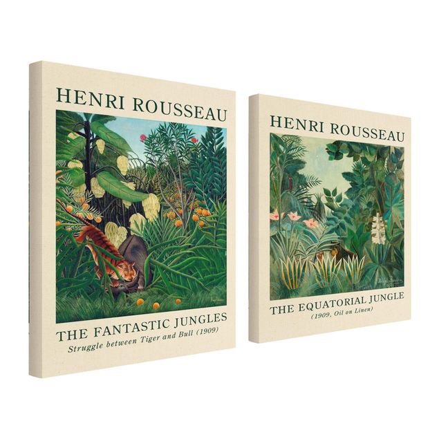 Wandbilder Dschungel Henri Rousseau - Museumsedition Dschungel am Äquator