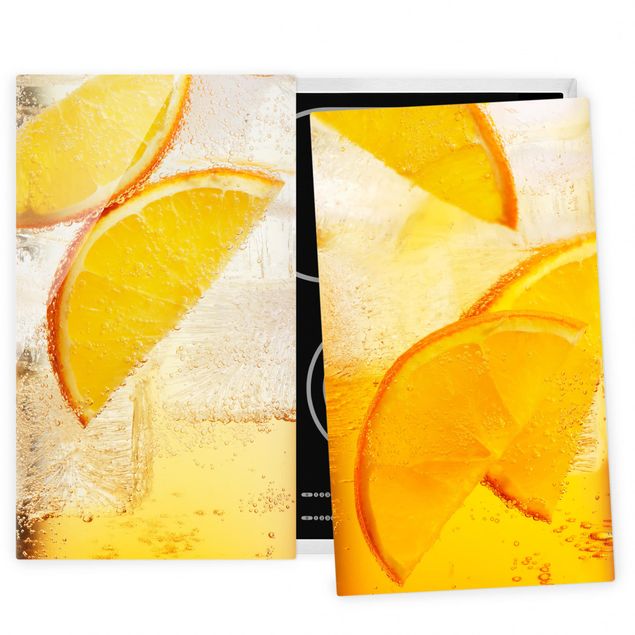 Küche Dekoration Orange auf Eis
