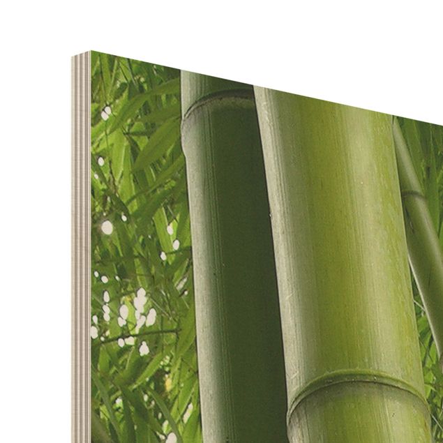 Holzbilder Bamboo Trees No.1
