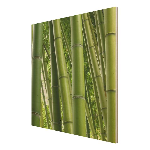 Holzbilder Landschaften Bamboo Trees No.1