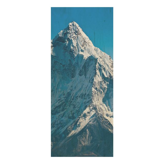 Holzbilder Landschaften Der Himalaya