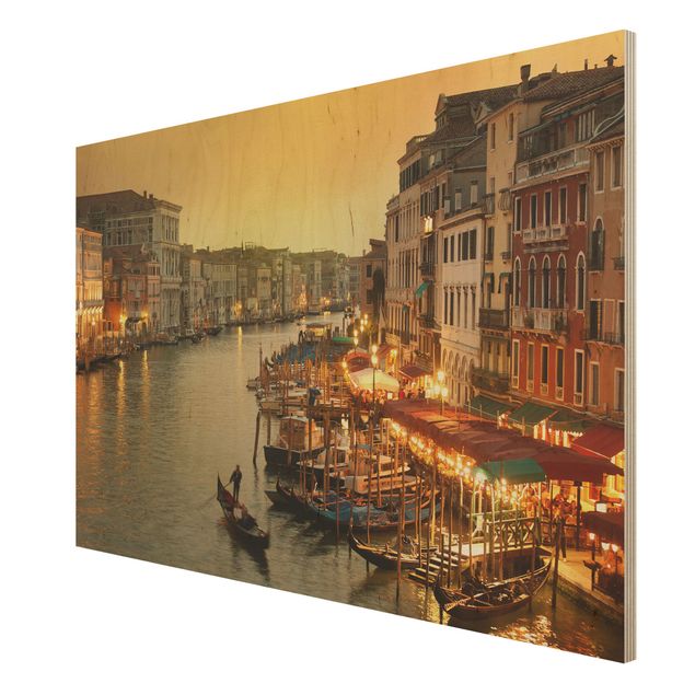 Holzbilder Großer Kanal von Venedig