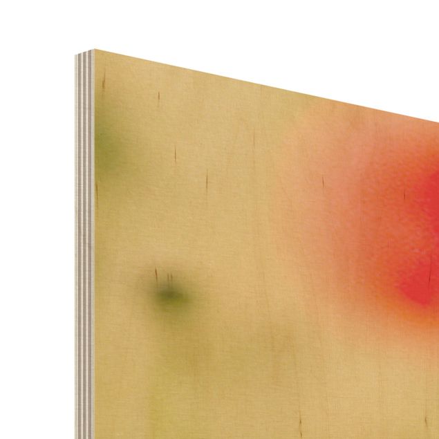Kunstdruck auf Holz - Summer Poppies - Panorama Quer