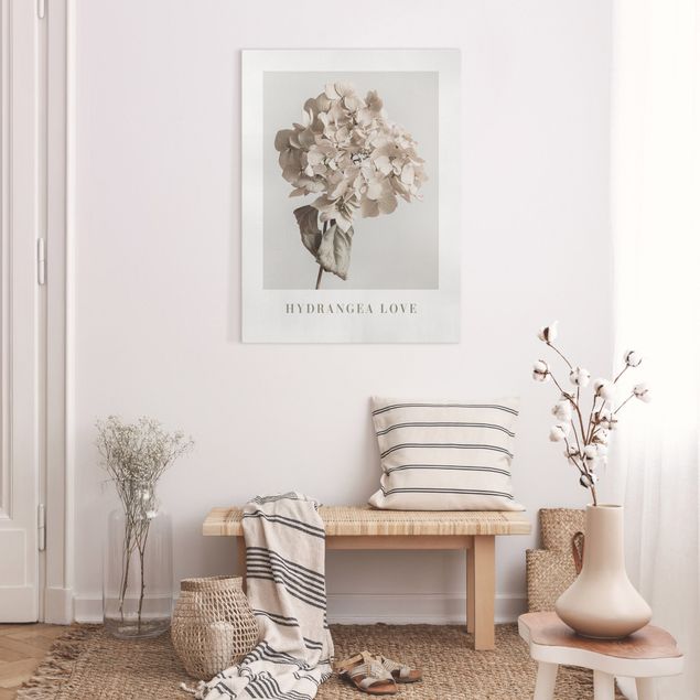 Wandbilder Floral Hydrangea Love