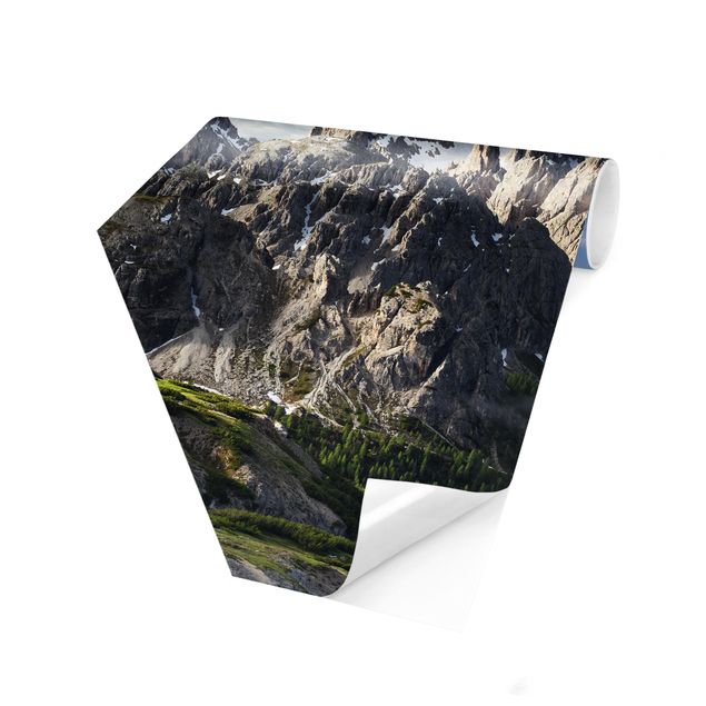 Tapete Hexagon Italienische Alpen