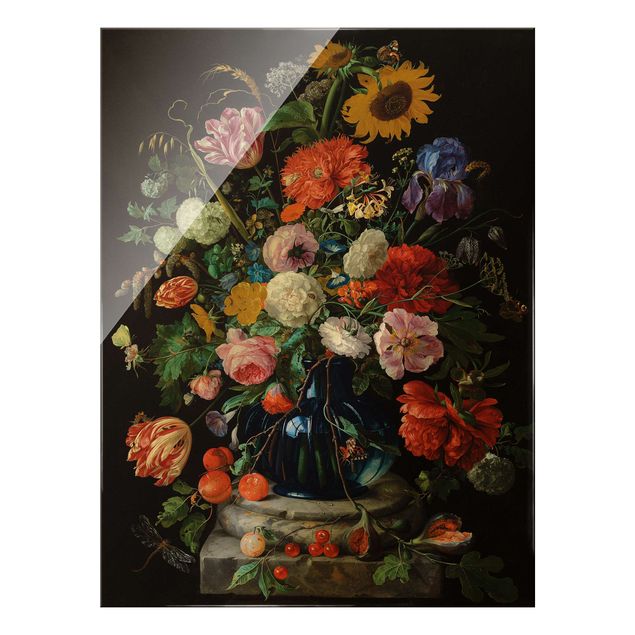 Wandbilder Floral Jan Davidsz de Heem - Glasvase mit Blumen