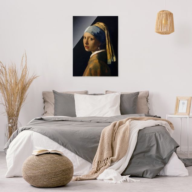 Wandbilder Kunstdrucke Jan Vermeer van Delft - Das Mädchen mit dem Perlenohrgehänge
