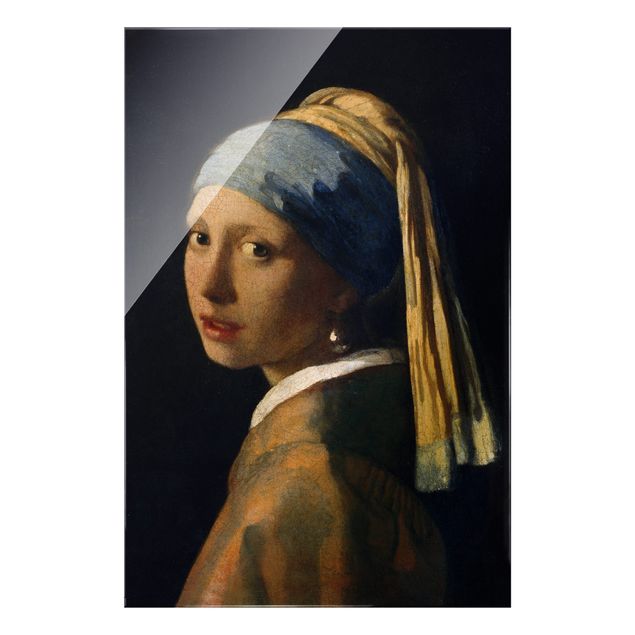 Wandbilder Modern Jan Vermeer van Delft - Das Mädchen mit dem Perlenohrgehänge