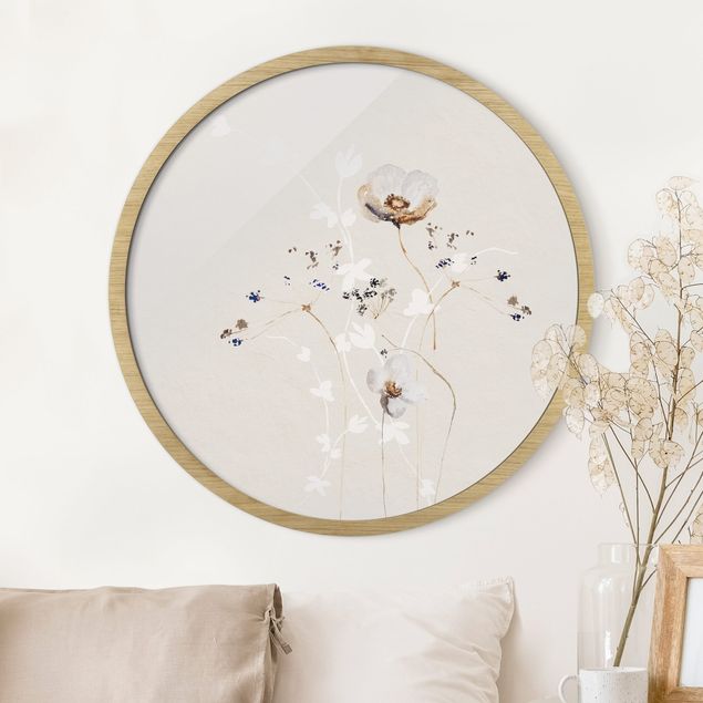 Blumenbilder mit Rahmen Japanisches Ikebana