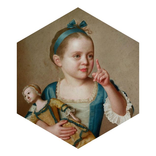 Fototapete kaufen Jean Etienne Liotard - Mädchen mit Puppe