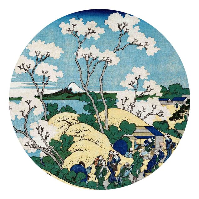 Fototapete Meerblick Katsushika Hokusai - Der Fuji von Gotenyama