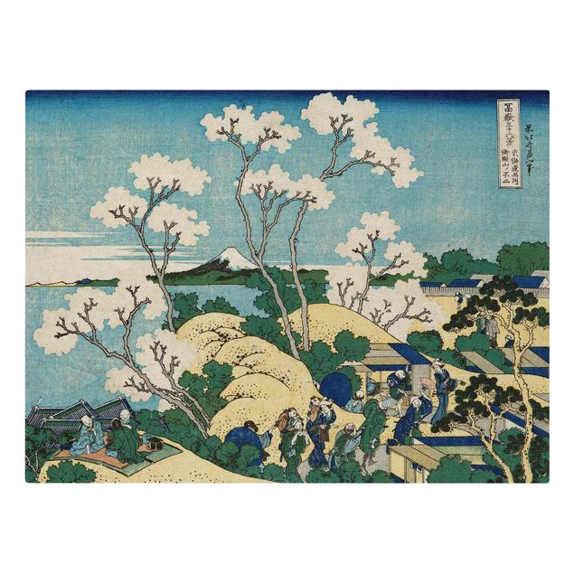 Wandbilder Berge Katsushika Hokusai - Der Fuji von Gotenyama