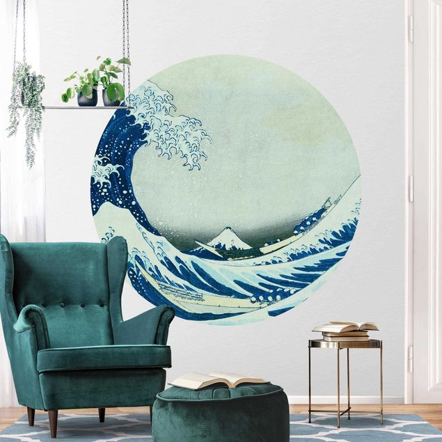 Küchen Deko Katsushika Hokusai - Die grosse Welle von Kanagawa