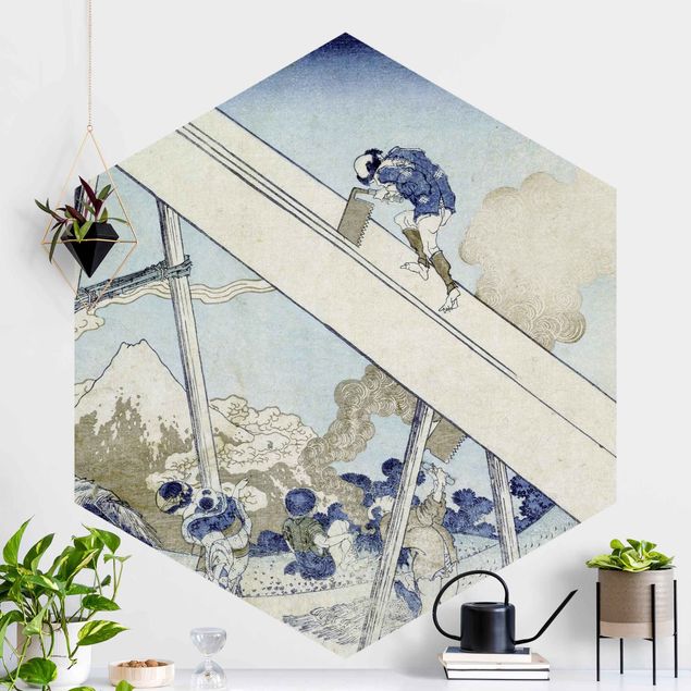 Wanddeko Küche Katsushika Hokusai - In den Totomi Bergen
