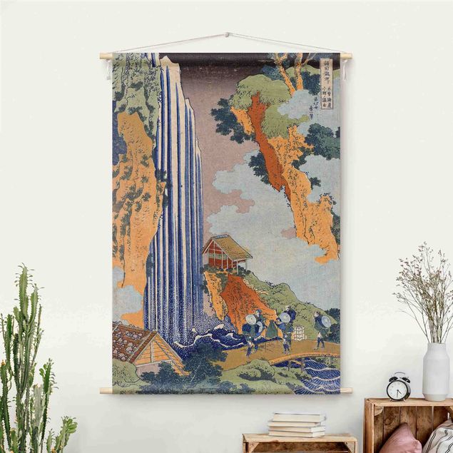 Wandteppich modern Katsushika Hokusai - Ono Wasserfall