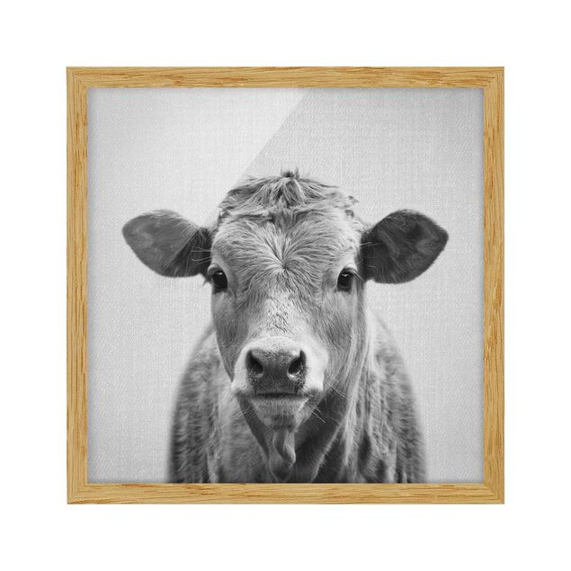 Wandbilder Modern Kuh Kathrin Schwarz Weiß