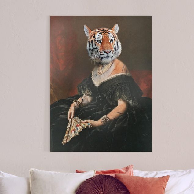 Tiger Bild Leinwand Lady Tiger