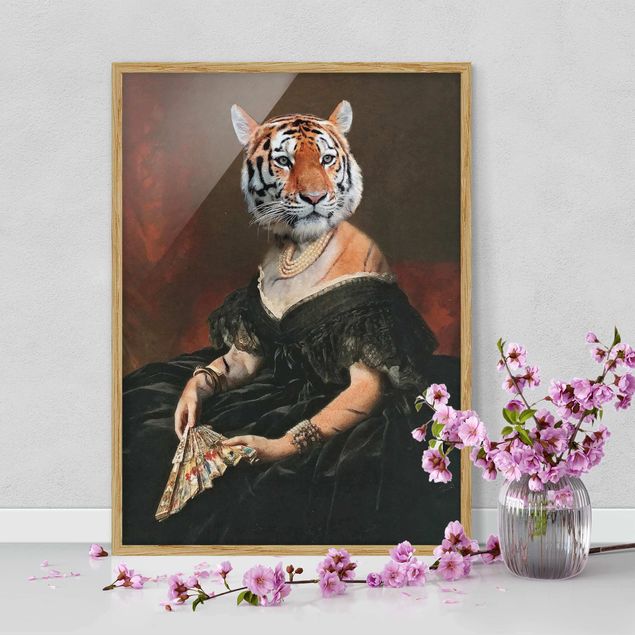 Wandbilder Tiger Lady Tiger