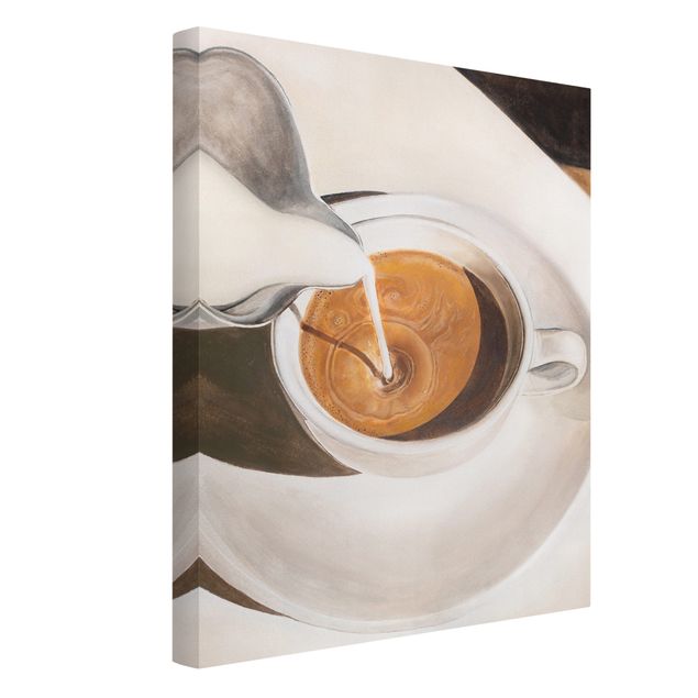 Leinwandbilder Kaffee Latte Art