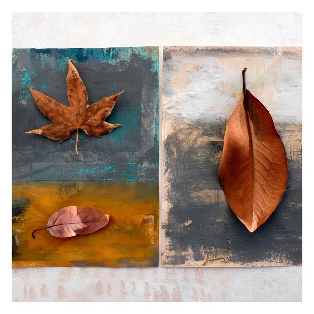 Fototapete - Leaves Stilllife