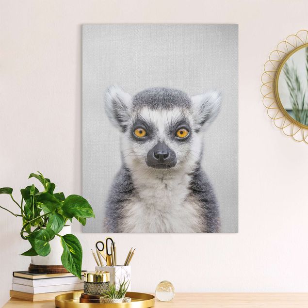 Leinwand Affe Lemur Ludwig