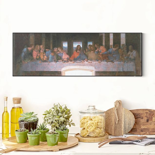 Wandbild Barock Leonardo da Vinci - Das letzte Abendmahl
