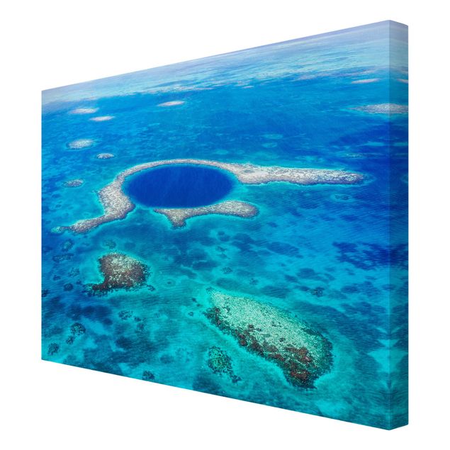 Leinwandbilder Meer Leuchtturmriff von Belize