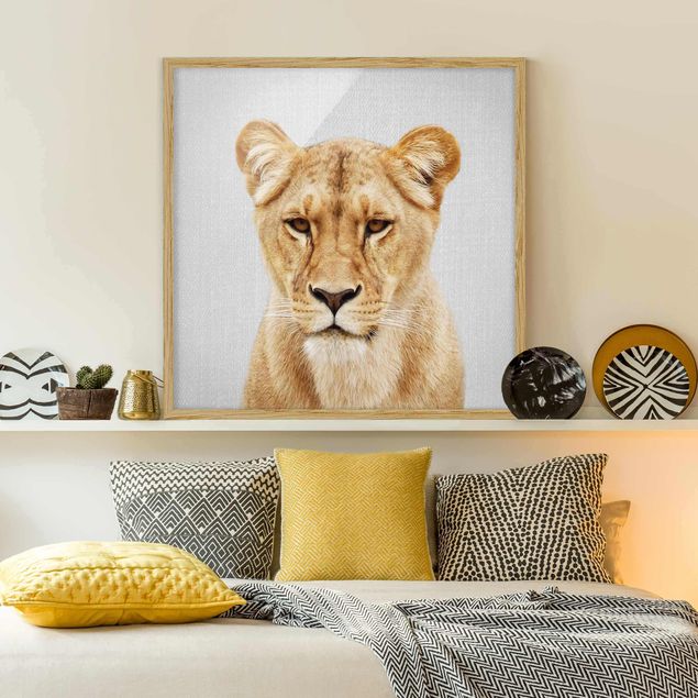 Wandbilder Löwen Löwin Lisa
