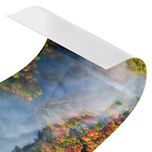 Küchenrückwand - Luftbild - Herbst Symphonie