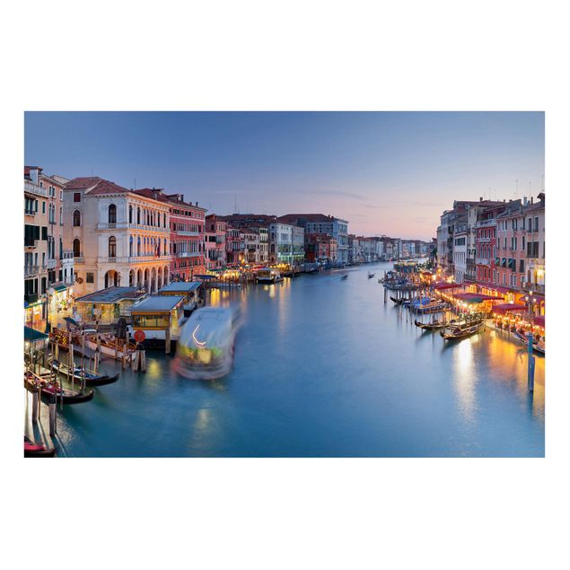 Wandbilder Architektur & Skyline Abendstimmung auf Canal Grande in Venedig
