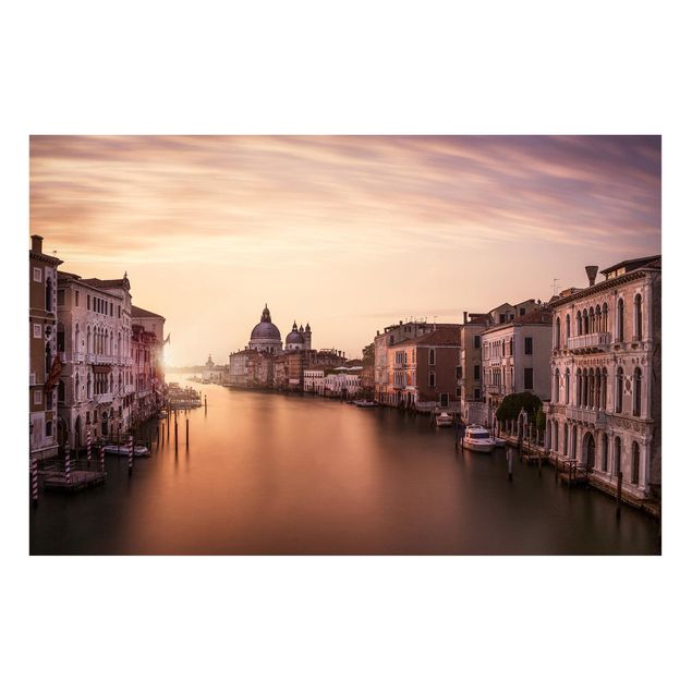 Wandbilder Landschaften Abendstimmung in Venedig