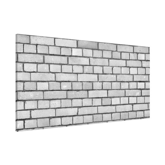 Wanddeko Küche Weiße Backstein Mauer