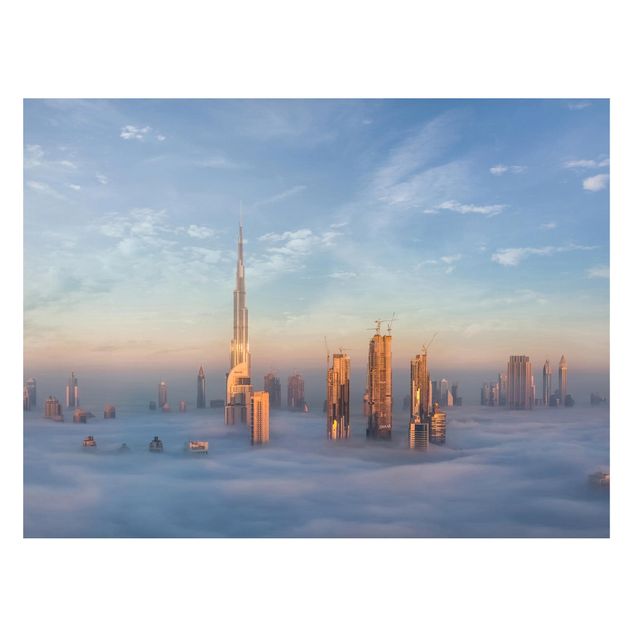 Wanddeko Küche Dubai über den Wolken