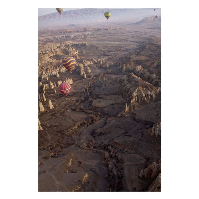Wandbilder Landschaften Heißluftballons über Anatolien