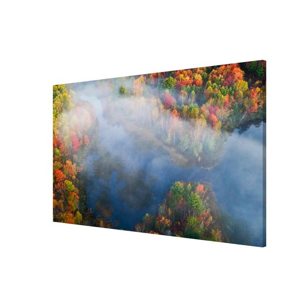 Wandbilder Landschaften Luftbild - Herbst Symphonie