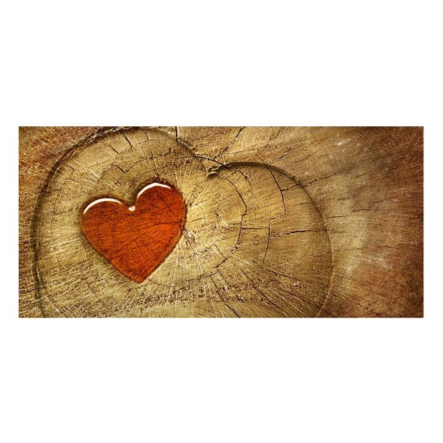 Magnettafel Holz Natural Love