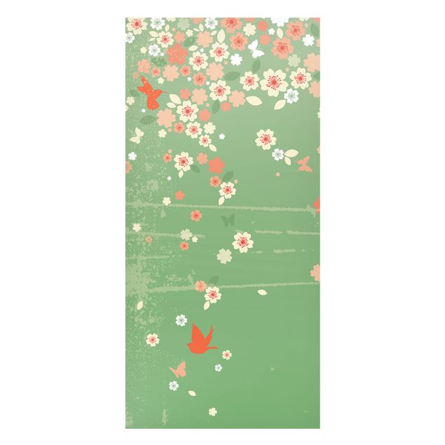 Magnettafeln Blumen No.EK236 Spring Background
