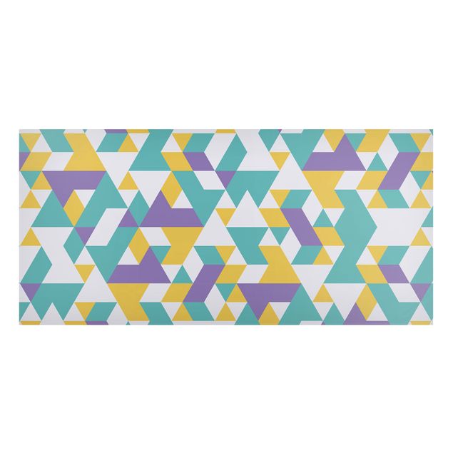 Wandbilder Muster No.RY33 Lilac Triangles