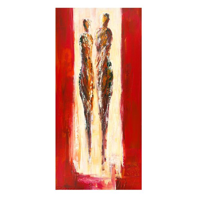 Wandbilder Kunstdrucke Petra Schüßler - Paar in Rot
