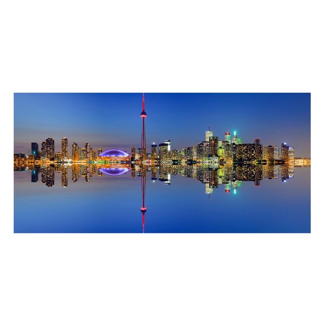 Wandbilder Architektur & Skyline Toronto City Skyline vor Lake Ontario