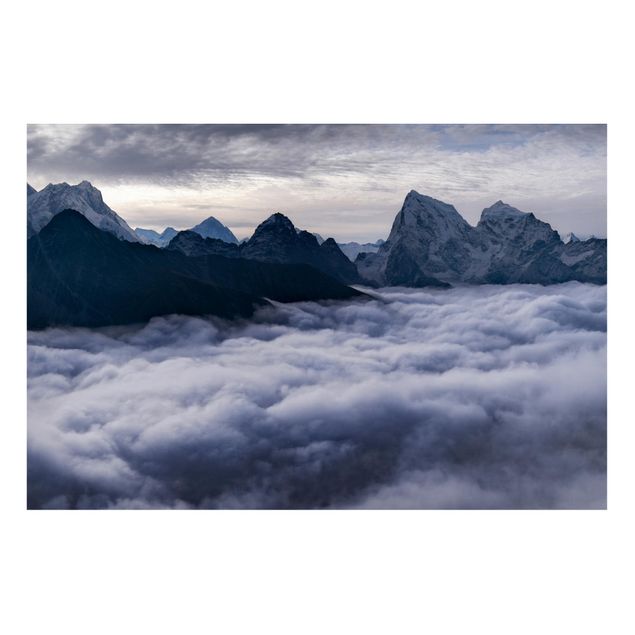 Wandbilder Berge Wolkenmeer im Himalaya