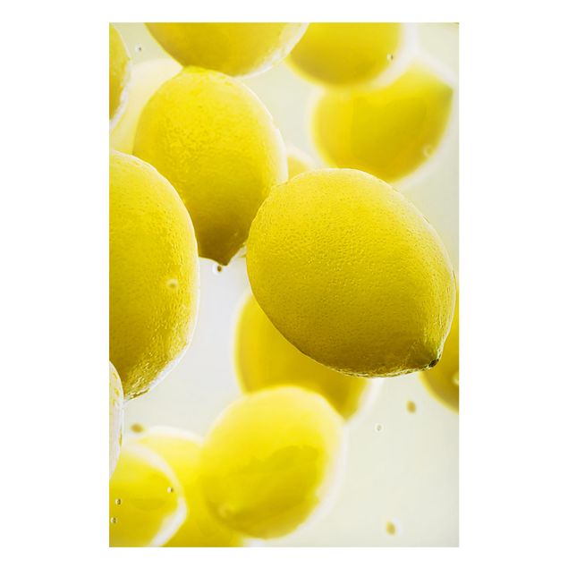 Wandbilder Modern Zitronen im Wasser