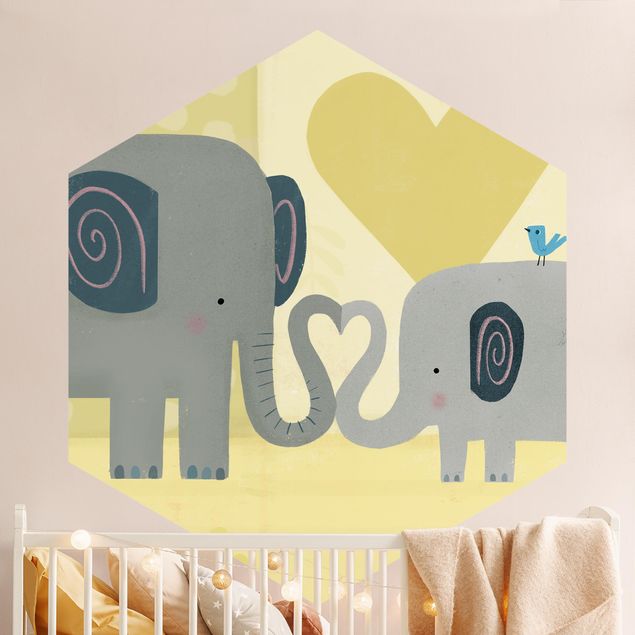 Babyzimmer Deko Mama und ich - Elefanten