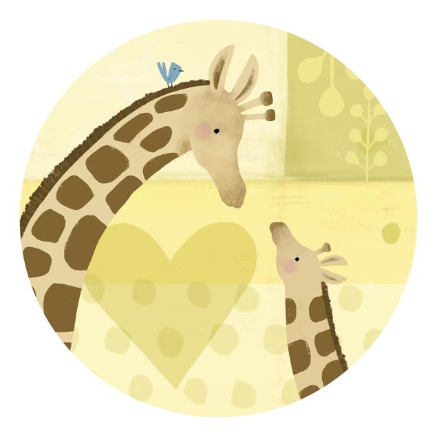 Tapete Tiere Mama und ich - Giraffen