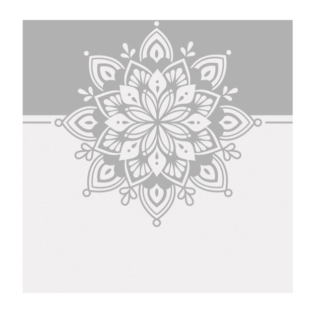 Sichtschutzfolie Mandala Ornament Bordüre