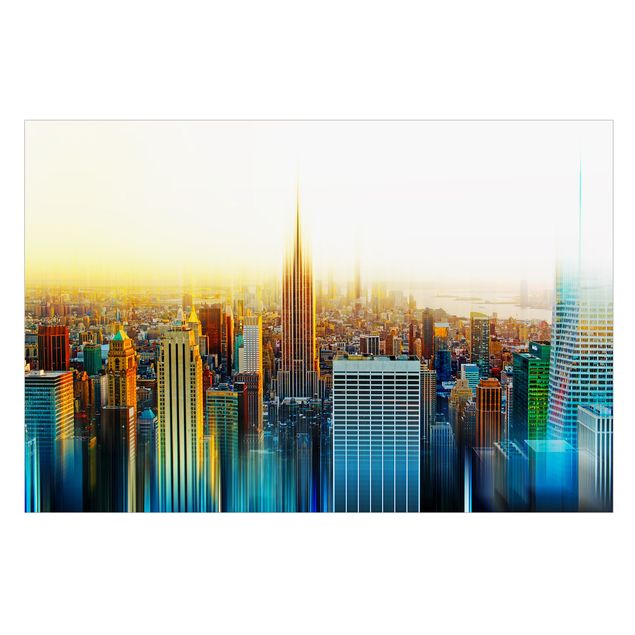 Fensterfolie - Sichtschutz - Manhattan Abstrakt - Fensterbilder
