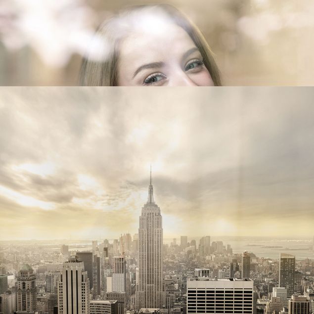 Fensterfolie - Sichtschutz - Manhattan Dawn - Fensterbilder