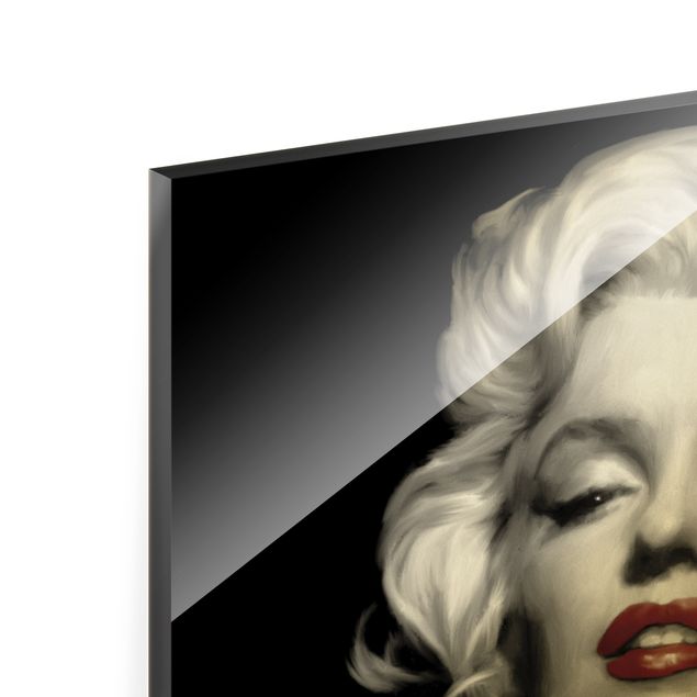 Bilder Marilyn mit roten Lippen