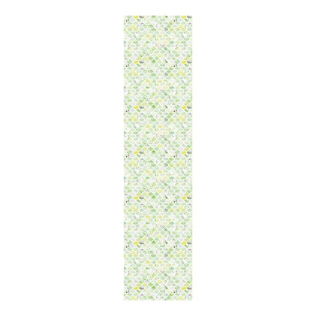 Schiebevorhang Steinoptik Marmor Muster Frühlingsgrün